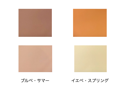 パーソナルカラー・イエベとブルベの色の選び方（茶色編）
