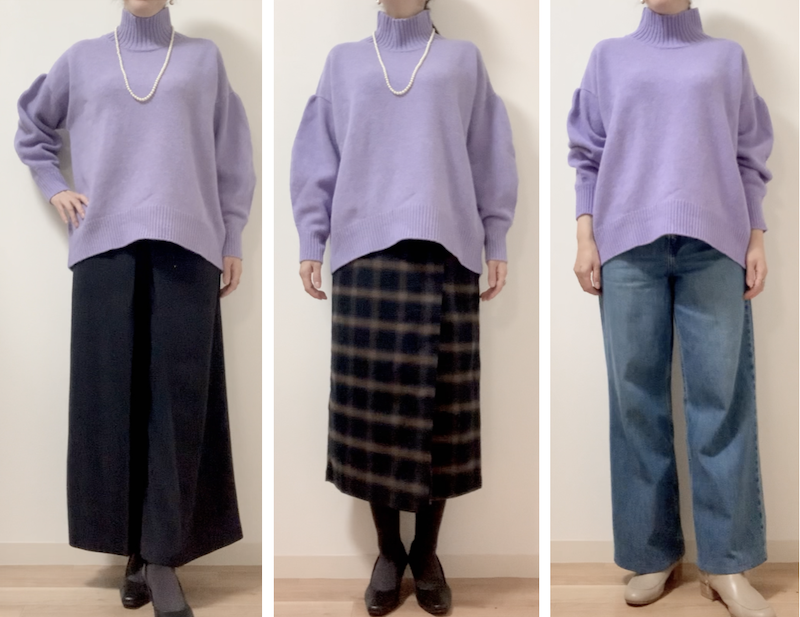 ブルベ夏・骨格ナチュラルのコーデ作り置き