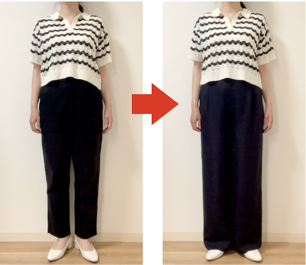 骨格タイプで見る!着痩せするクロップド丈+パンツの選び方。札幌のパーソナルカラー診断&骨格診断:グロウコーデ仲川すみれ