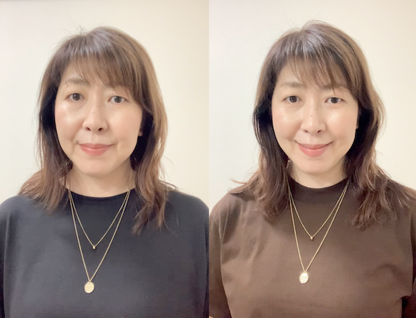 パーソナルカラー診断結果がイエベ春の場合で似合う色と似合わない色で比較