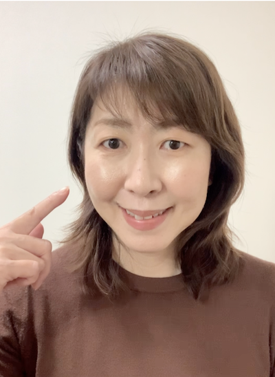 札幌のグロウコーデ代表で50代の仲川すみれのの美顔バランス診断とメイクレッスンを行った後の顔