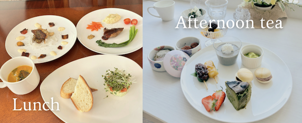 札幌藻岩下にあるカフェ&シェアサロン・リュミエール、フレンチランチとアフタヌーンティーを提供中