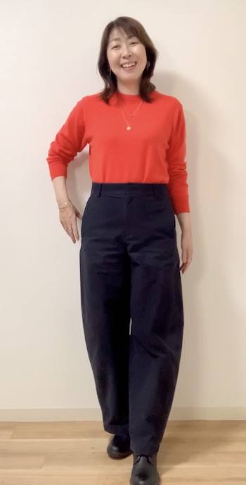 バレルレッグパンツを履いた事例