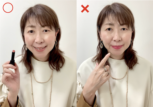 パーソナルカラー診断結果がイエベ春の私が、イエベ春に似合う色と、ブルベ夏に似合う色で印象を比較