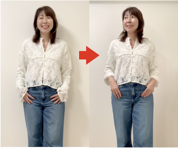 骨格ストレートとウェーブは袖丈が長いのが苦手なので袖はまくるといい