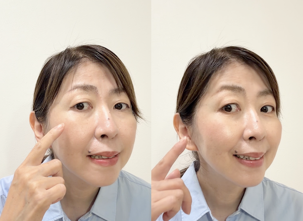 40代、50代女性は、目元や眉毛メイクをしっかりすることで印象に大きな差が出る。